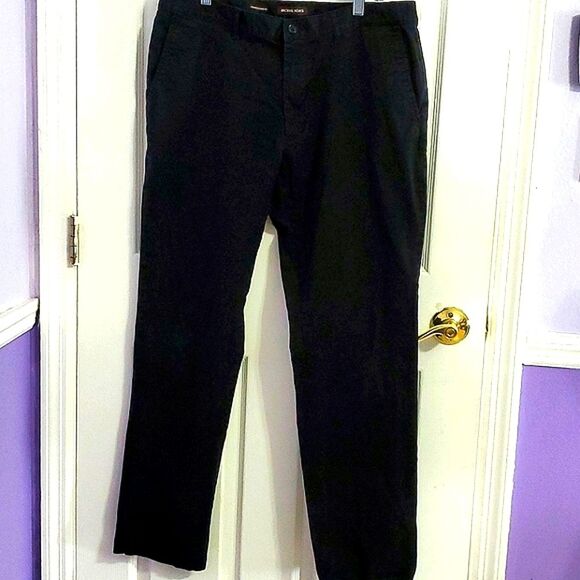 Michael Kors Black Classic Fit Tailored Career Essential Pants - Picture 2 of 15